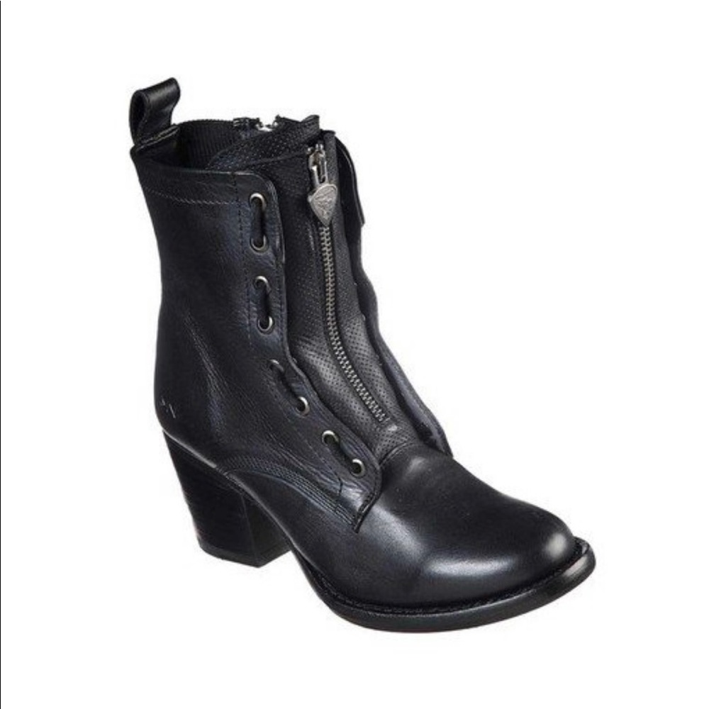 Mark Nason Yuma Edith Ankle Biker Women’s Black Boots Size 8.5 NEW